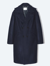 Double melton coat
