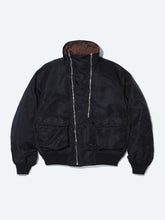 Nylon twill reversible blouson