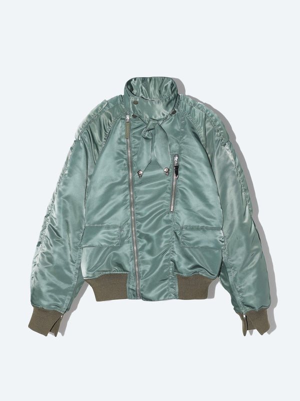 Nylon twill blouson