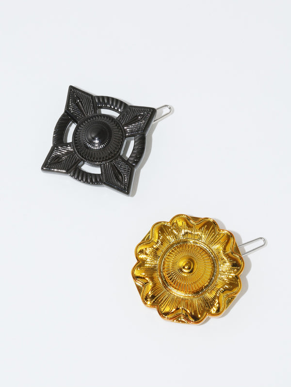 Concho hair pin set