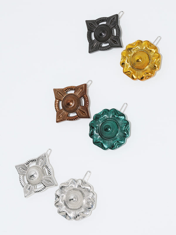 Concho hair pin set