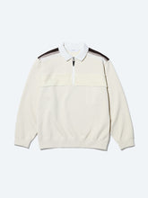 Double jersey half-zip pullover