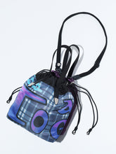 画像をギャラリービューアに読み込む, Print drawstring bag
