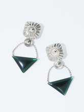 Triangle pierced earrings
