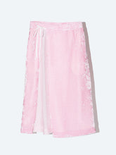 Crushed velvet skirt