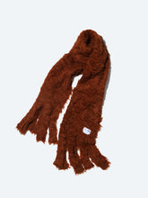 Shaggy knit stole