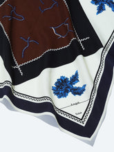 Flower print scarf