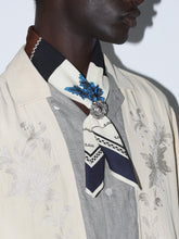 Flower print scarf