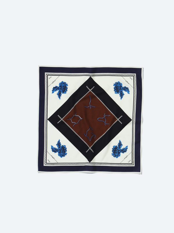 Flower print scarf