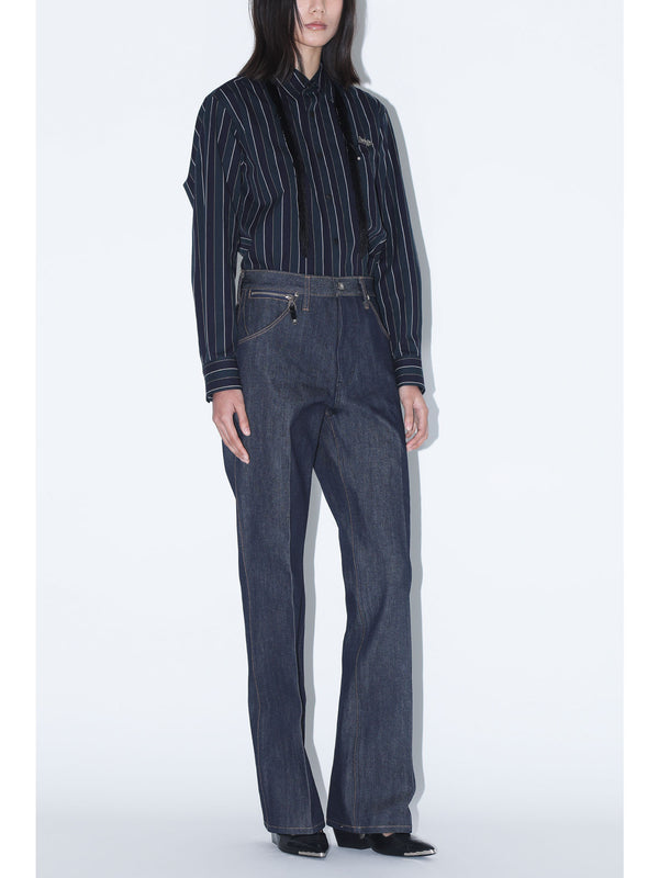 SEMI-FLARE DENIM TROUSERS TOGA×WRANGLER