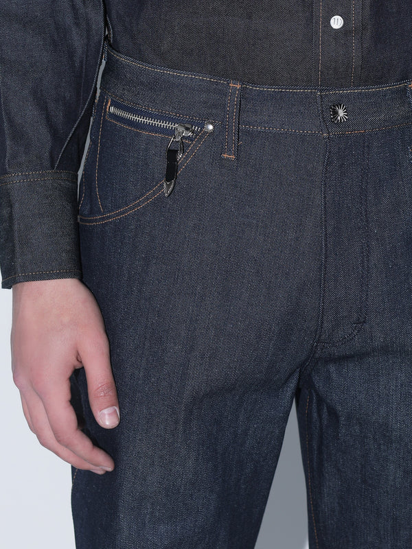 SEMI-FLARE DENIM TROUSERS TOGA×WRANGLER