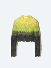 Shaggy knit cardigan