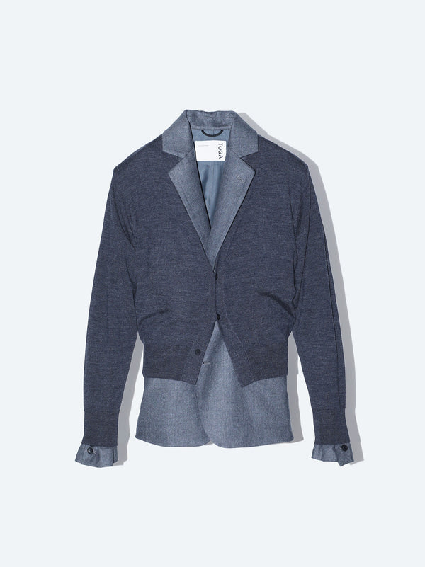 Knit docking jacket