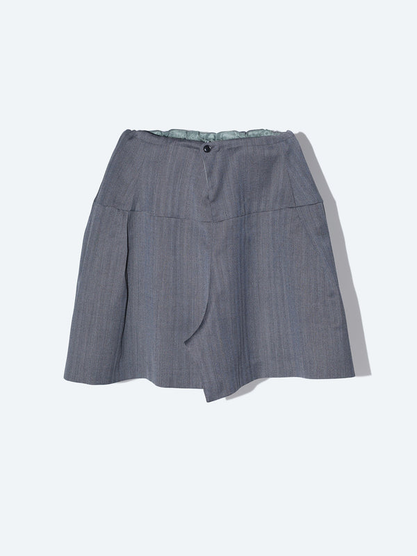 Herringbone flare skirt