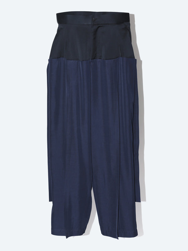 Rayon silk twill trousers