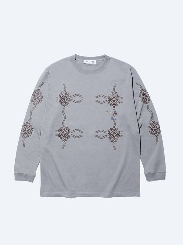 Print long sleeve T-shirt