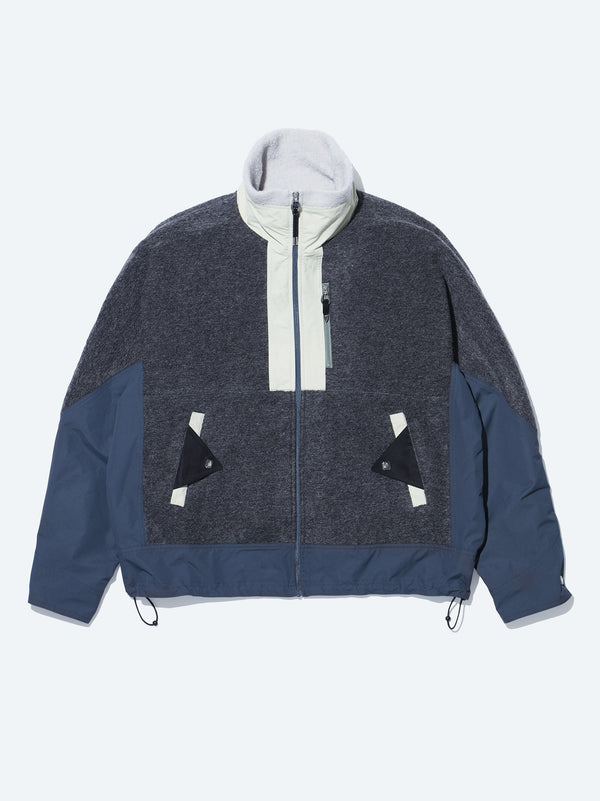 Wool jersey blouson