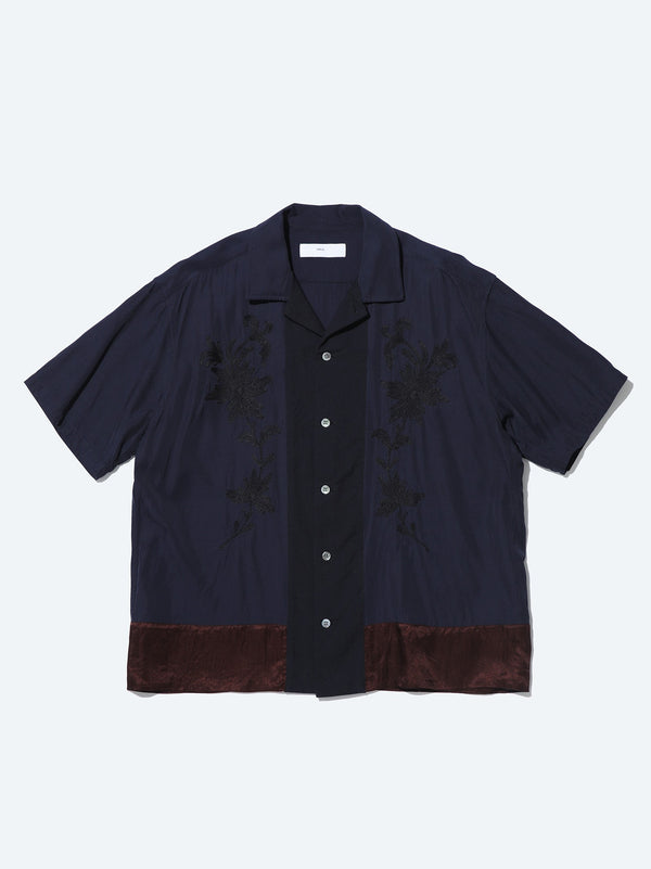 Rayon silk twill shirt