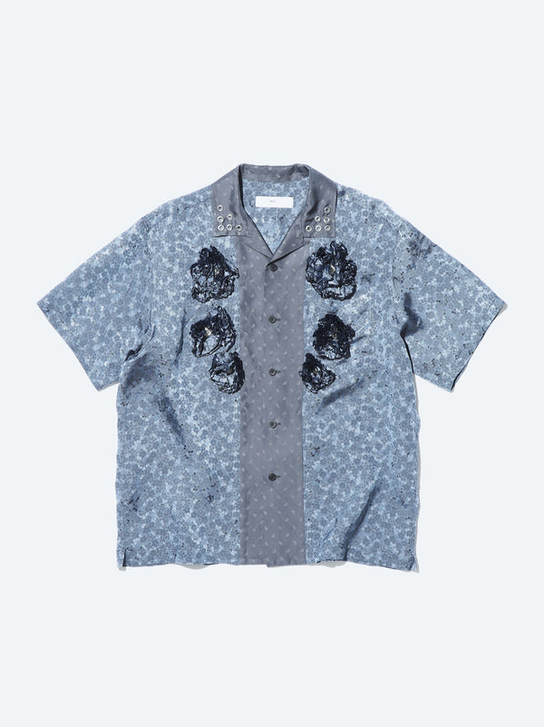 Cupra jacquard flower shirt