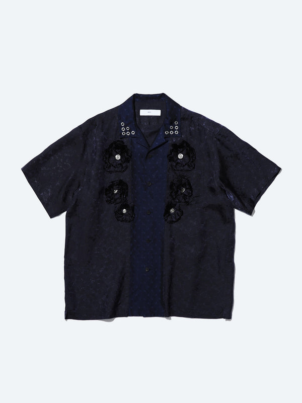 Cupra jacquard flower shirt