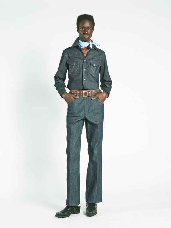 SEMI-FLARE DENIM TROUSERS TOGA×WRANGLER