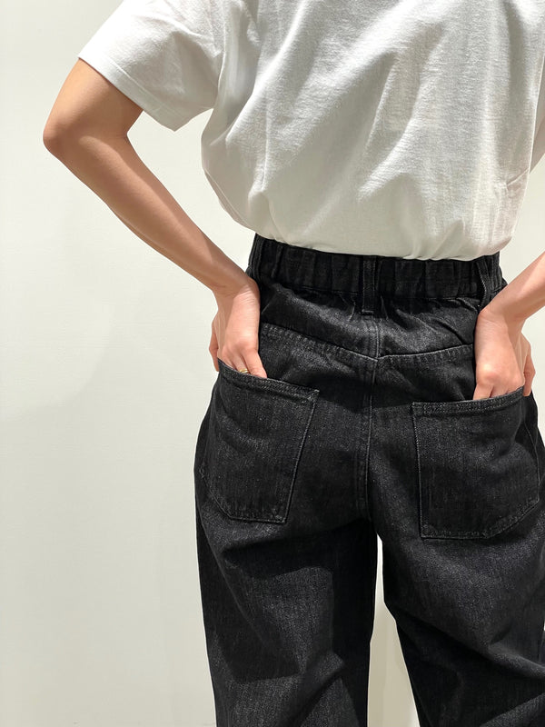 DENIM COCOON PANTS