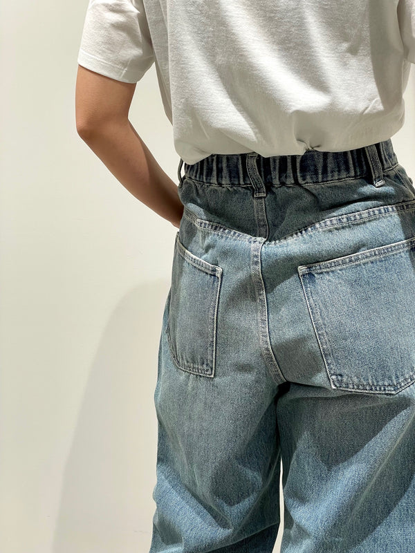 DENIM COCOON PANTS