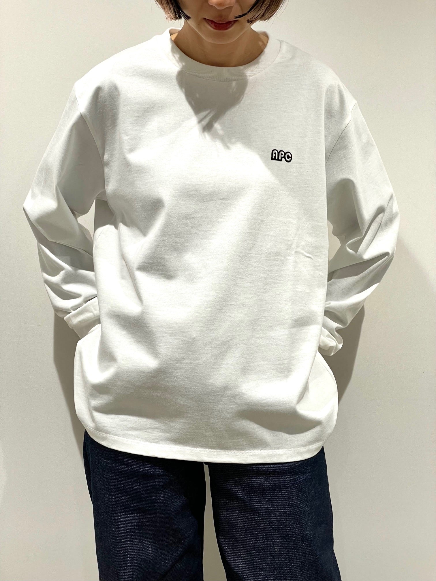 【新品未使用‼️】APC406 ロゴパッチ付長袖Tシャツ 406 Logo long sleeve T-shirt – FUKIONLINE