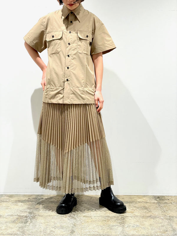 Typewriter mesh dress