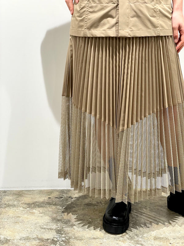 Typewriter mesh dress