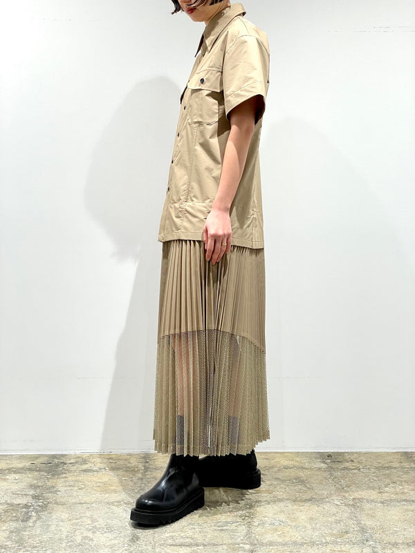 Typewriter mesh dress