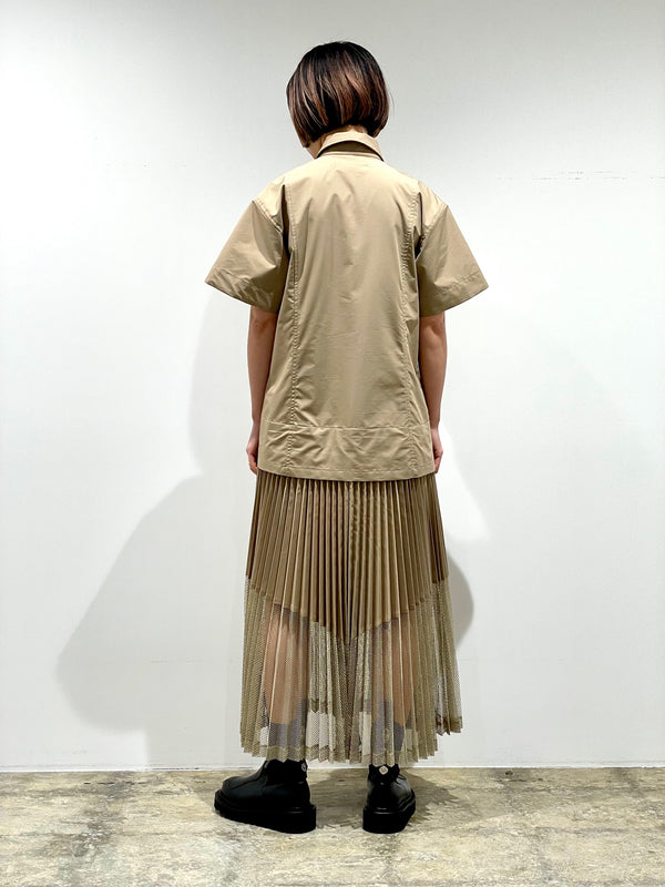 Typewriter mesh dress