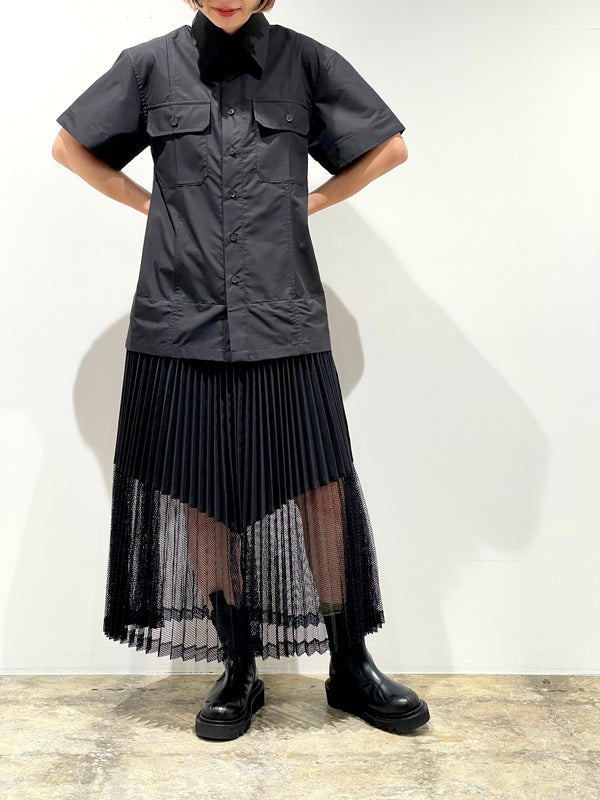 Typewriter mesh dress
