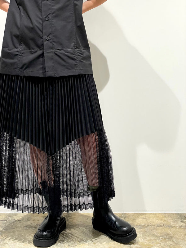 Typewriter mesh dress