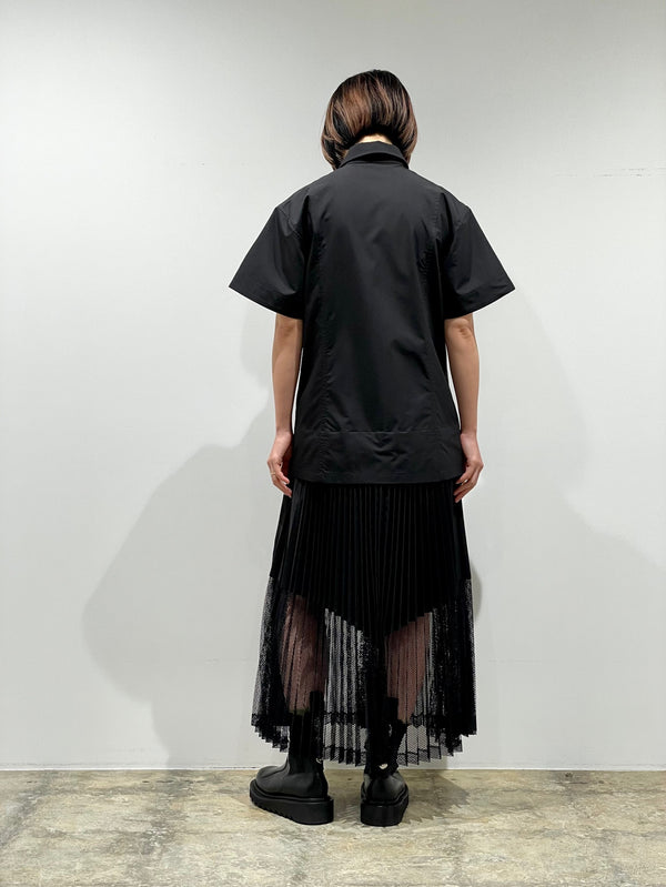 Typewriter mesh dress