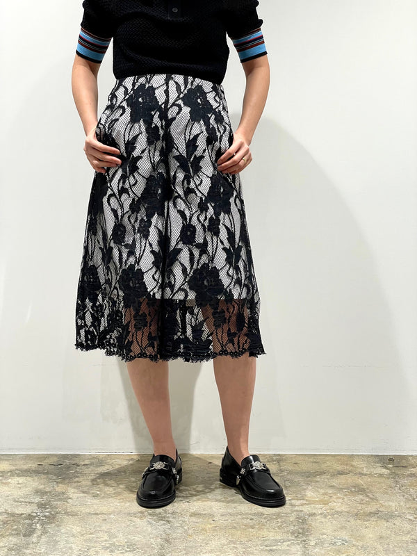 Lace culottes pants