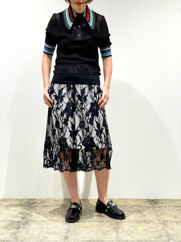 Lace culottes pants