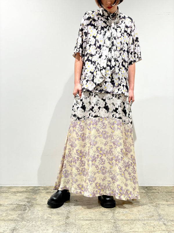 Rayon print dress