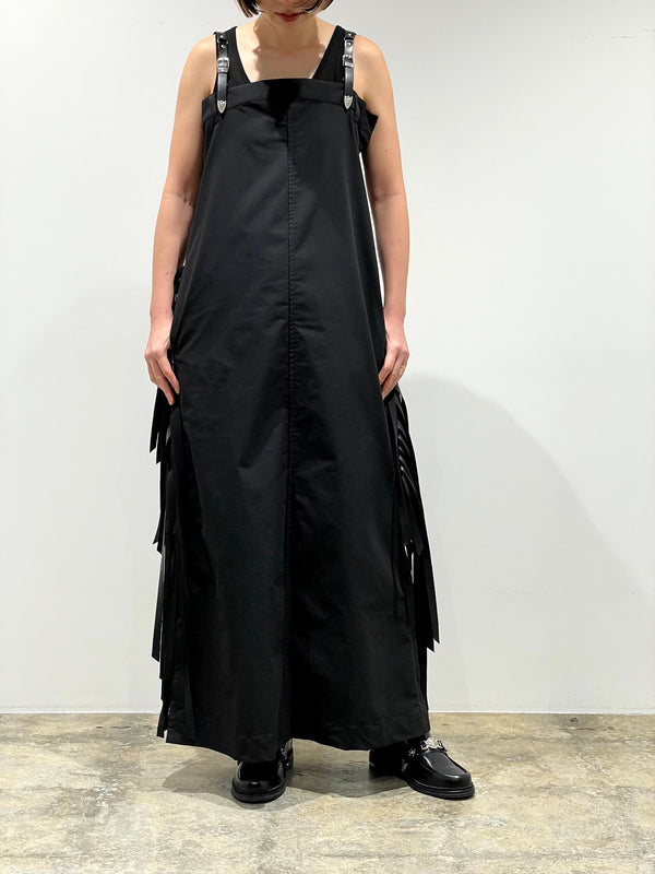 Twill fringe dress
