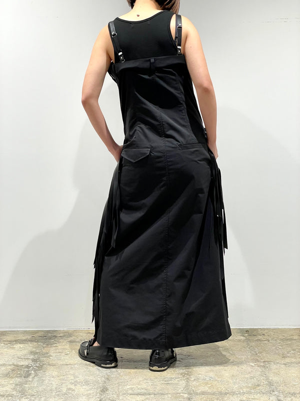 Twill fringe dress