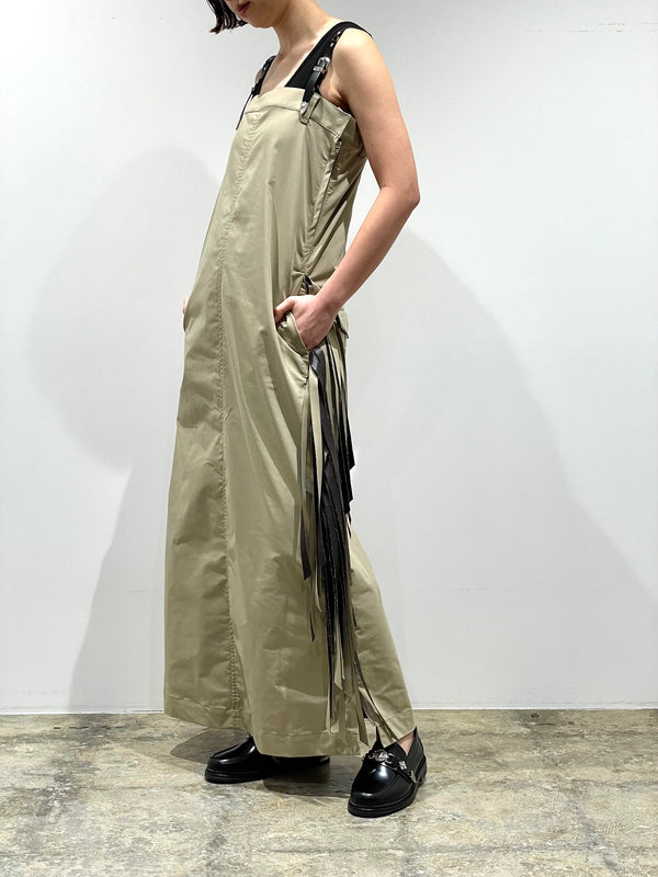 Twill fringe dress