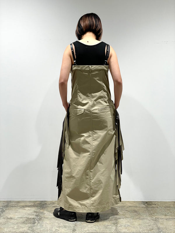 Twill fringe dress