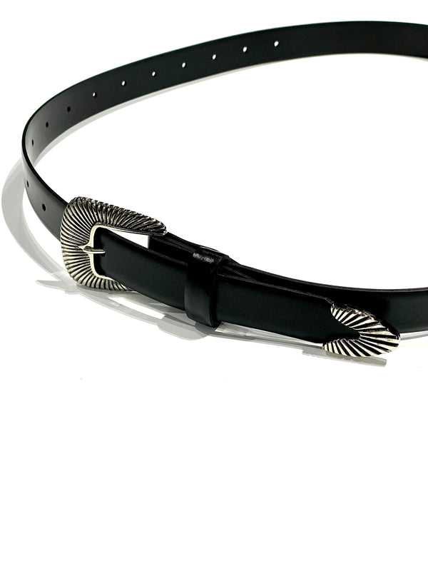 Metal buckle belt & key ring