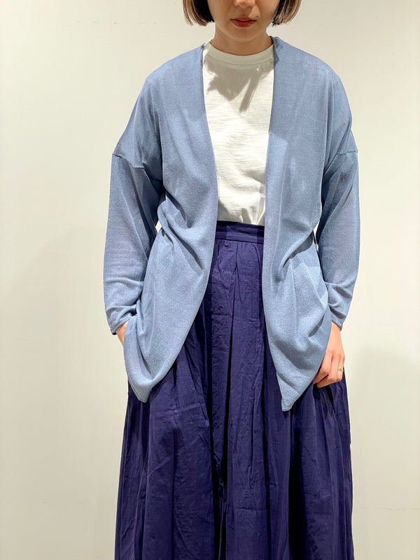Bamboo Knit Long Cardigan