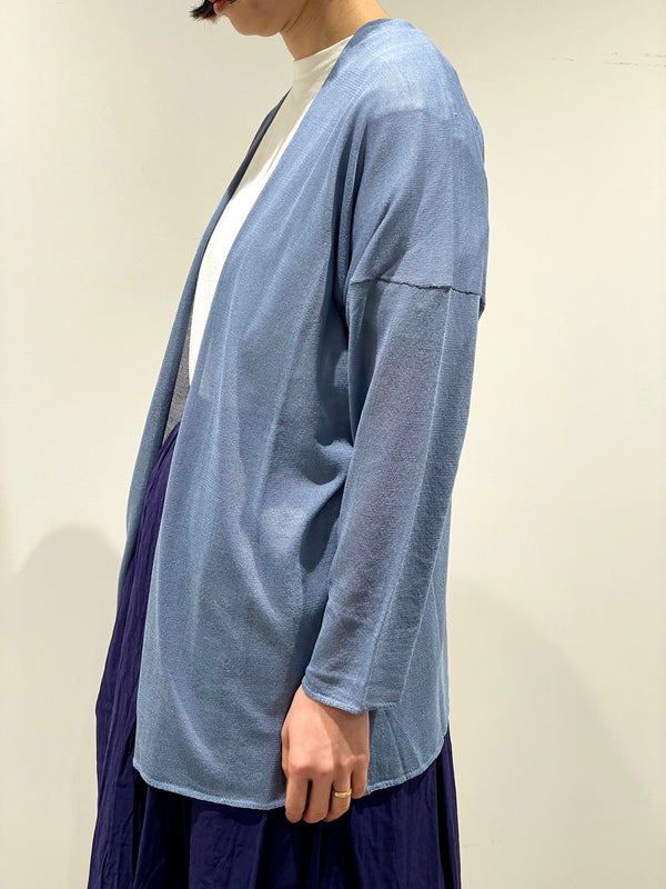 Bamboo Knit Long Cardigan