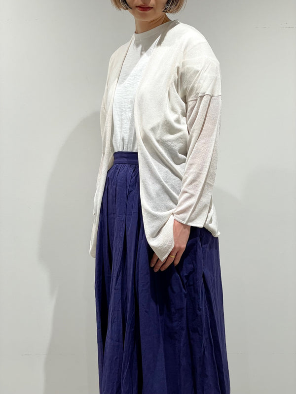 Bamboo Knit Long Cardigan