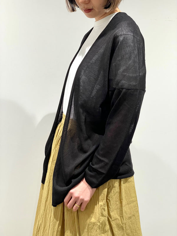 Bamboo Knit Long Cardigan