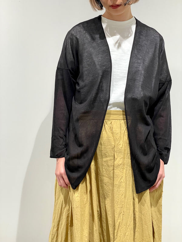 Bamboo Knit Long Cardigan