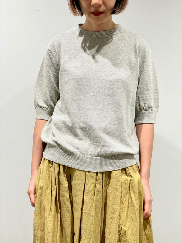 Silk Linen Knit, Short Sleeve