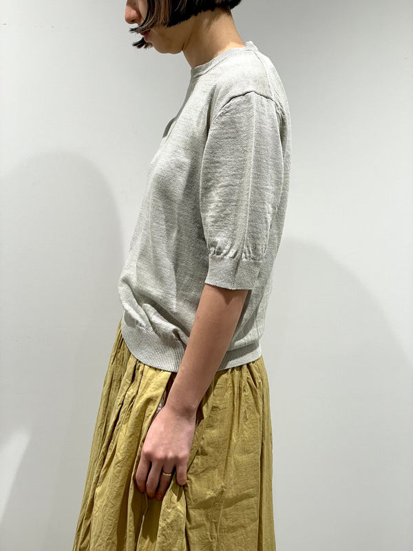 Silk Linen Knit, Short Sleeve